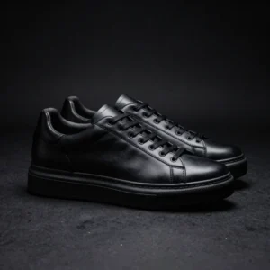 1531 Sculpted Platform Leather Sneakers