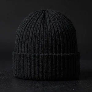1531 Heavy Knit Embroidered Beanie